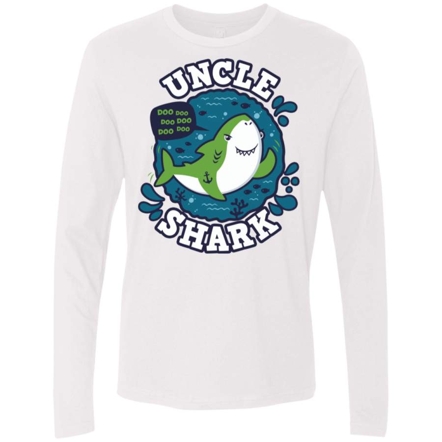 Shark Family trazo – Uncle Men’s Premium Long Sleeve