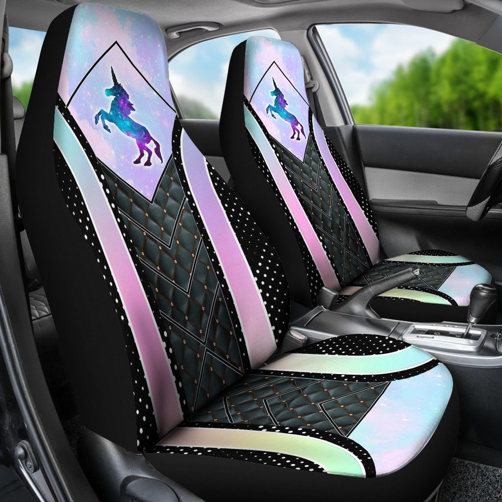 223THHANM-UNICORN CAR SEAT COVERS NEW