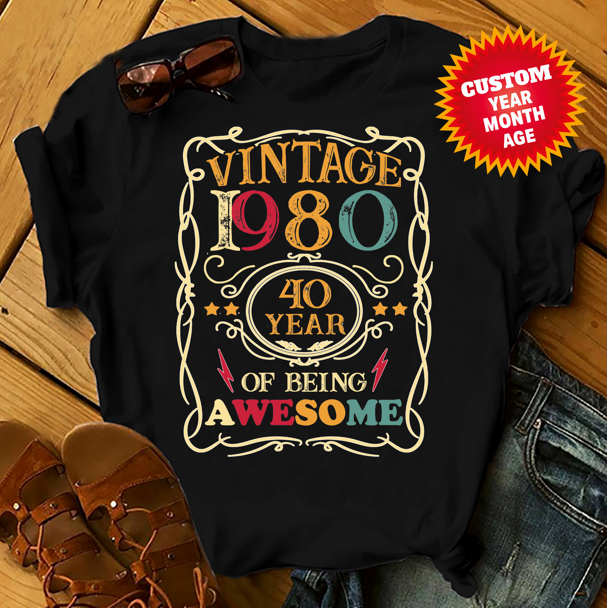 Vintage Shirts Women,Men Birthday T Shirts, Summer Tops, Beach T Shirts