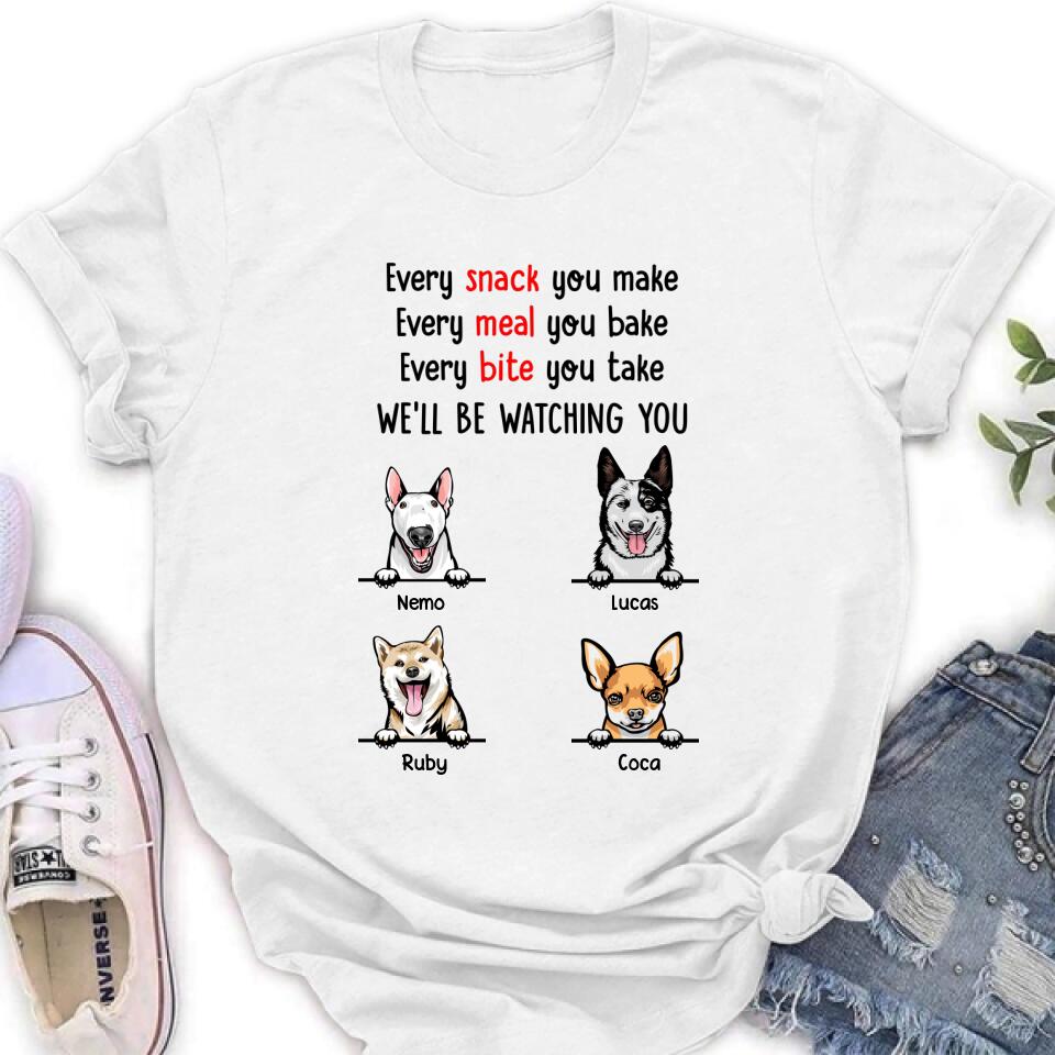 Custom Personalized Dog T-Shirt/Long Sleeves/Hoodie/Sweatshirt - Personalized Gifts For Dog Lovers