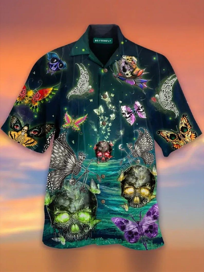 Butterfly Multicolor Amazing Design Hawaii Shirt Ha46988