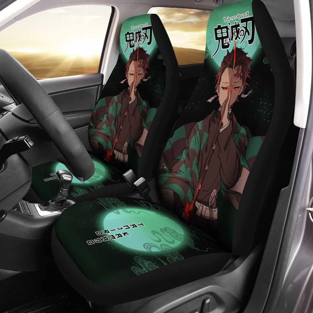 Tanjiro Kamado Car Seat Covers Custom Demon Slayer: Kimetsu No Yaiba Dscsc08