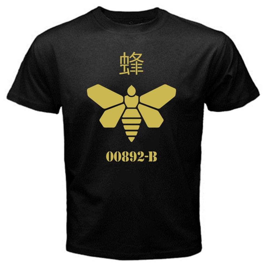 Barrel Bee Heisenberg Breaking Golden Moth Bad Black T Shirt