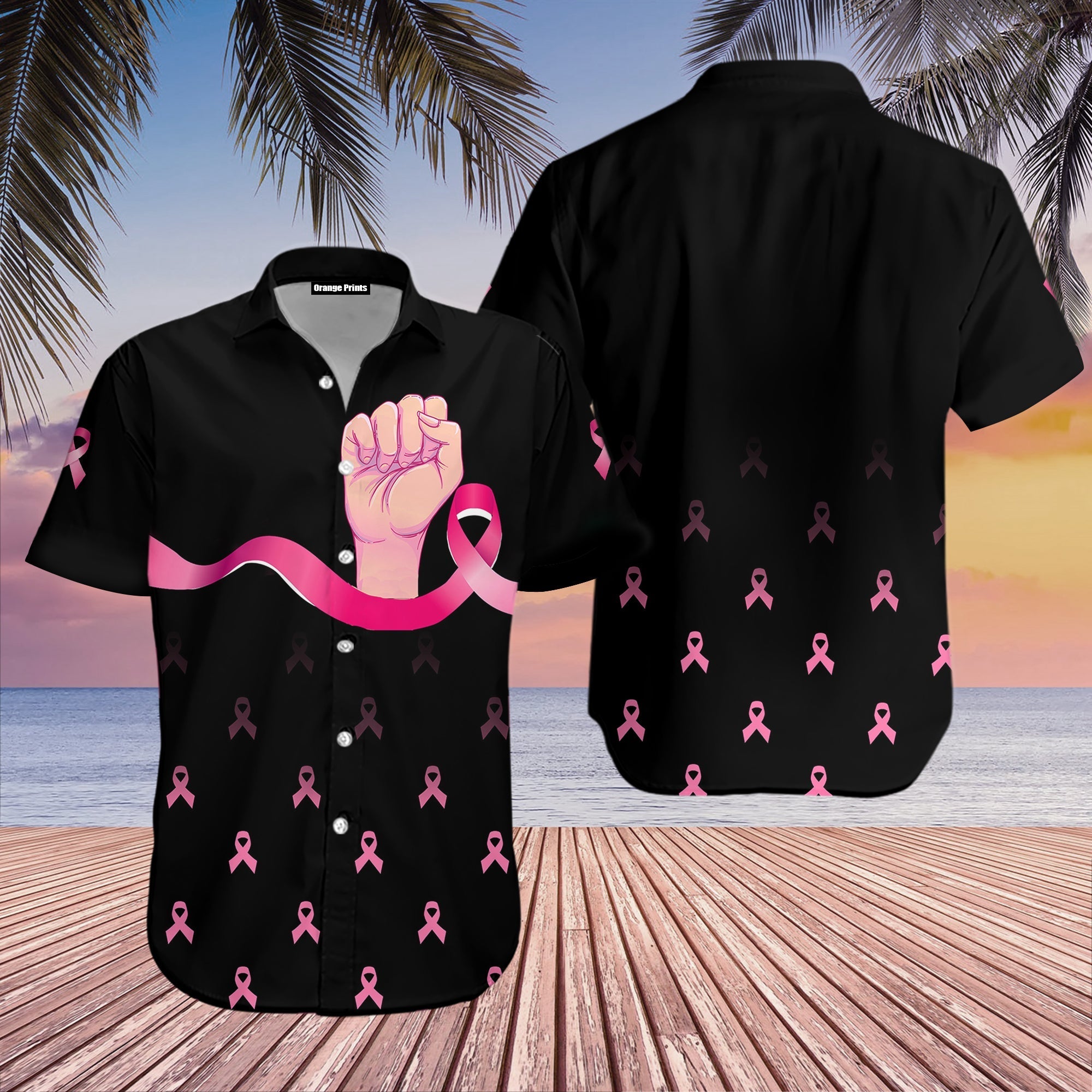 Amazing Breast Cancer Hawaii Shirt For Men Women Adult Ha3126