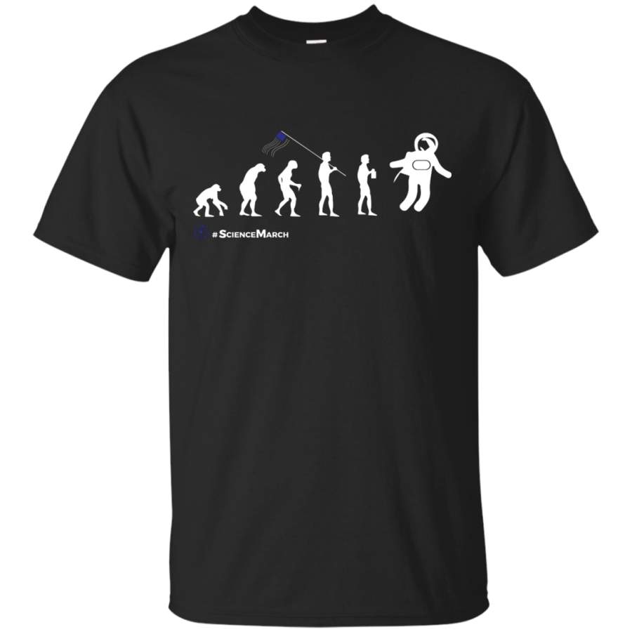March For Science T Shirt Human Evolution Earth Scientist Clothing – Men/Women T-Shirt