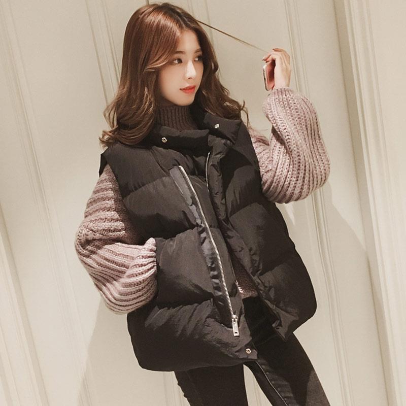 Woman Jacket Vest down Vest Cotton Vest Female Winter Baggy Coat Chaleco Mujer alx