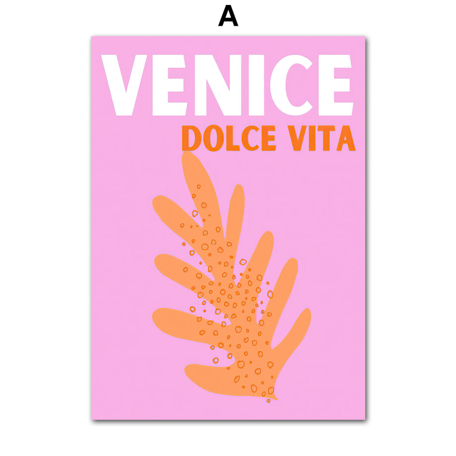 Abstract Evil Eye Mykonos Capri Bliss Santorini Flower Wall Posters And Prints Canvas Painting Pictures For Living Room Decor alx