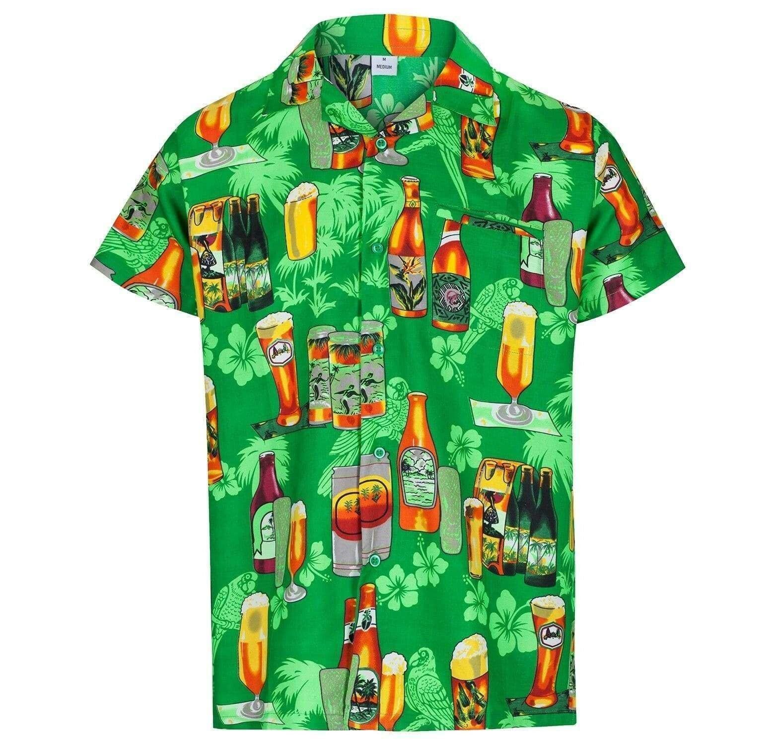 Cover Your Body With Amazing Enjoy Drinking Beer Multi Colors Hawaii Aloha Shirts V Ha89152