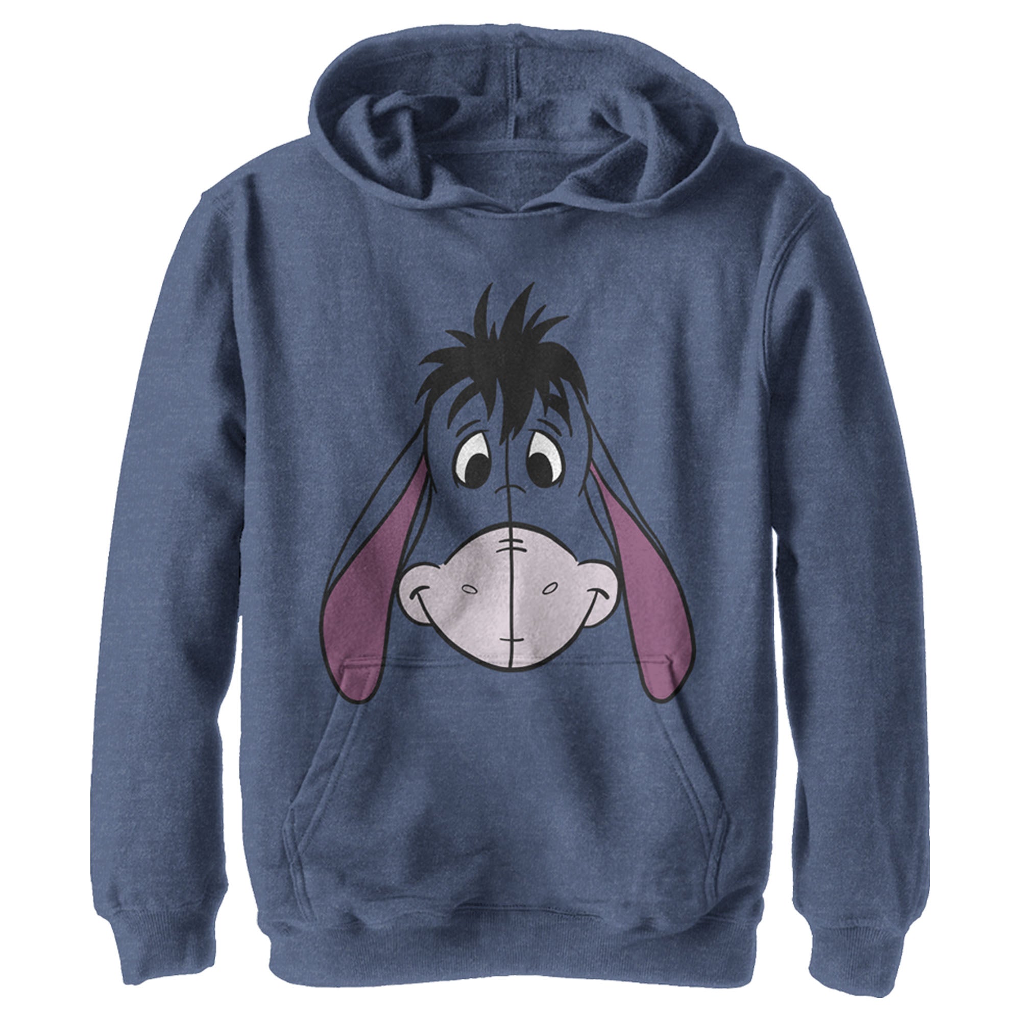 Boy’S Winnie The Pooh Eeyore Face Portrait Pull Over Hoodie