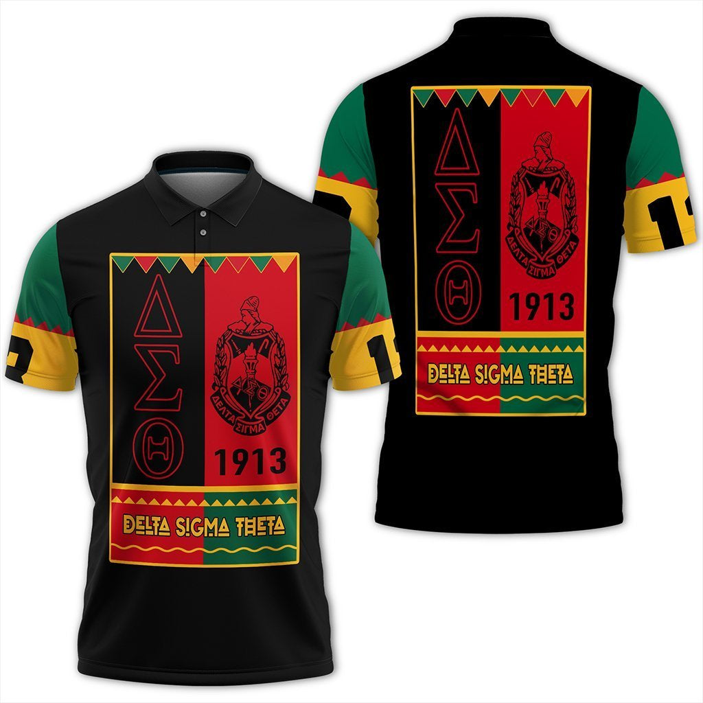 Greek Life Polo – Delta Sigma Theta Black History Month Polo Shirt J09