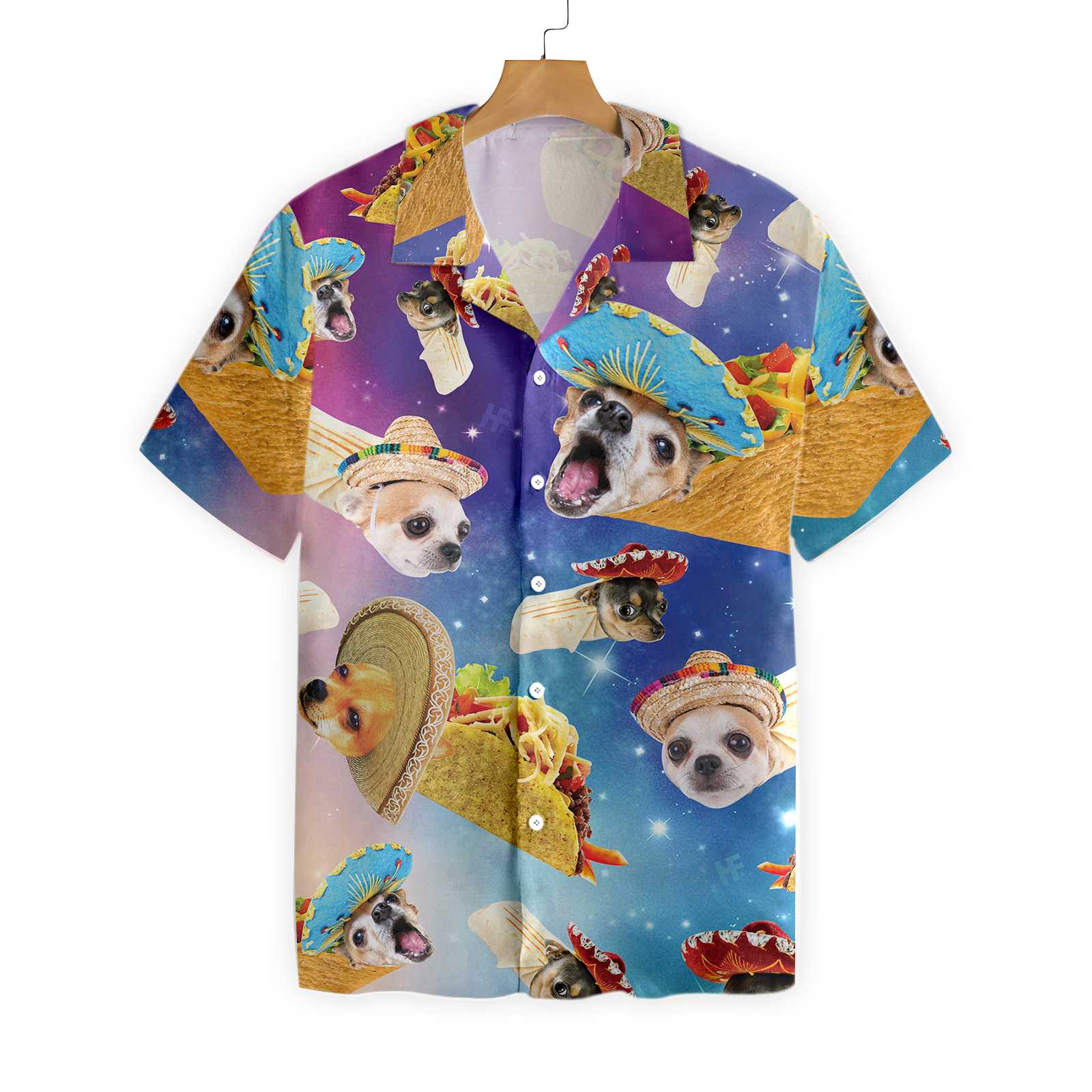 Taco Chihuahua Dog Hawaiian Shirt