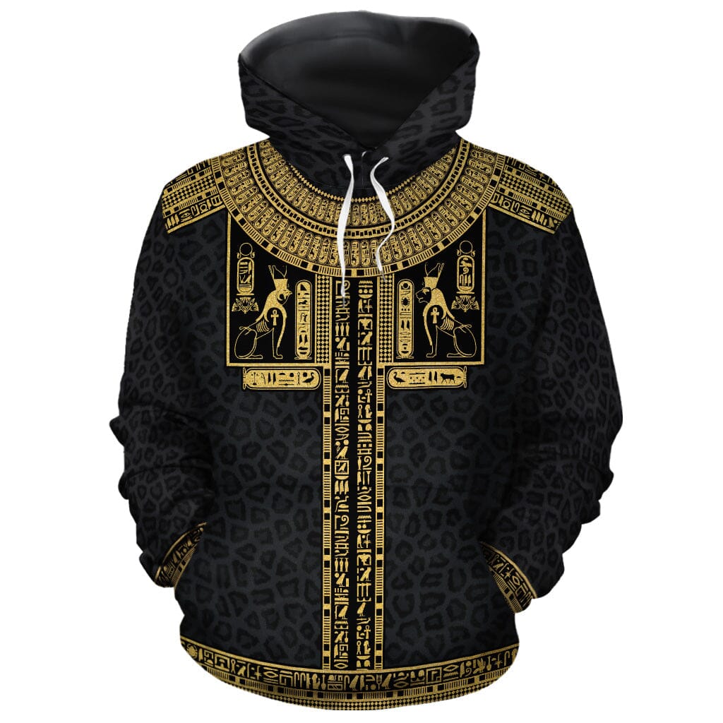 Egyptian Hieroglyphs Pattern All-Over Hoodie