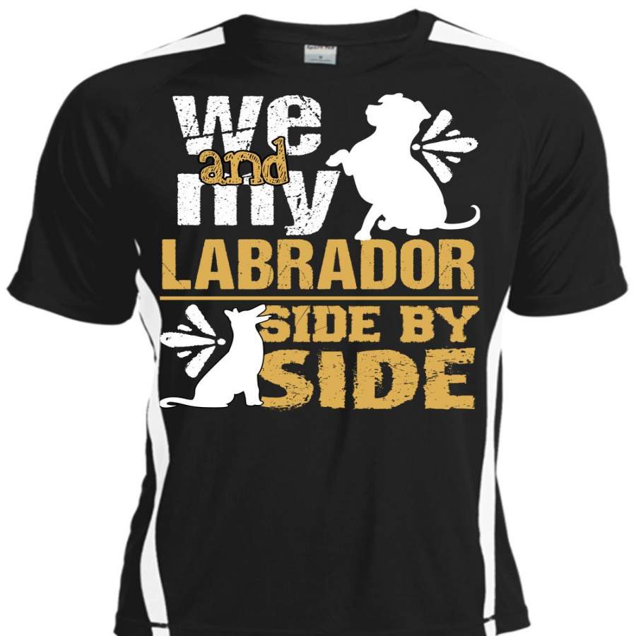 We And My Labrador Side By Side T Shirt, I Love Labrador T Shirt, Cool Shirt