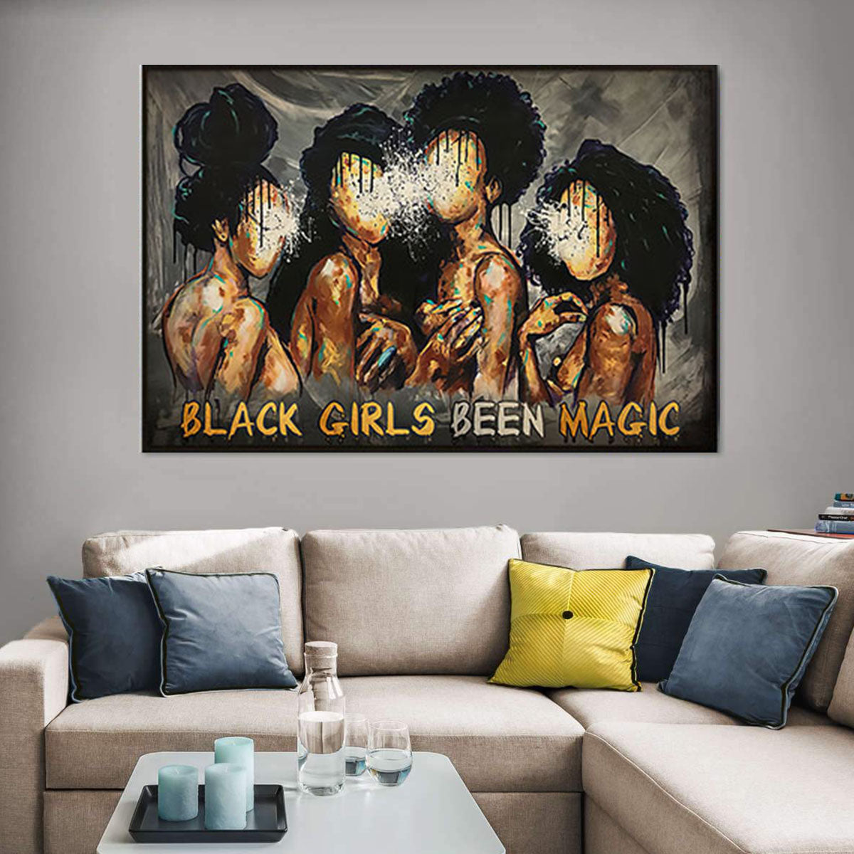 African Canvas Holiday African Canvas Prints Black Women Black King Bedroom Wall Stunning  Wall Art Home Decor