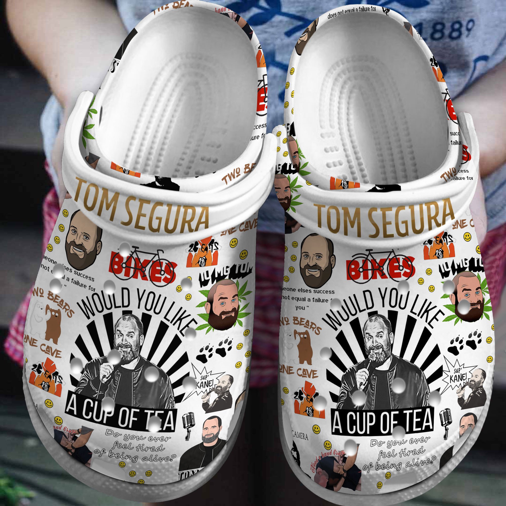 Tom Segura Movie Crocs Crocband Clogs Shoes Comfortable For Men Women and Kids