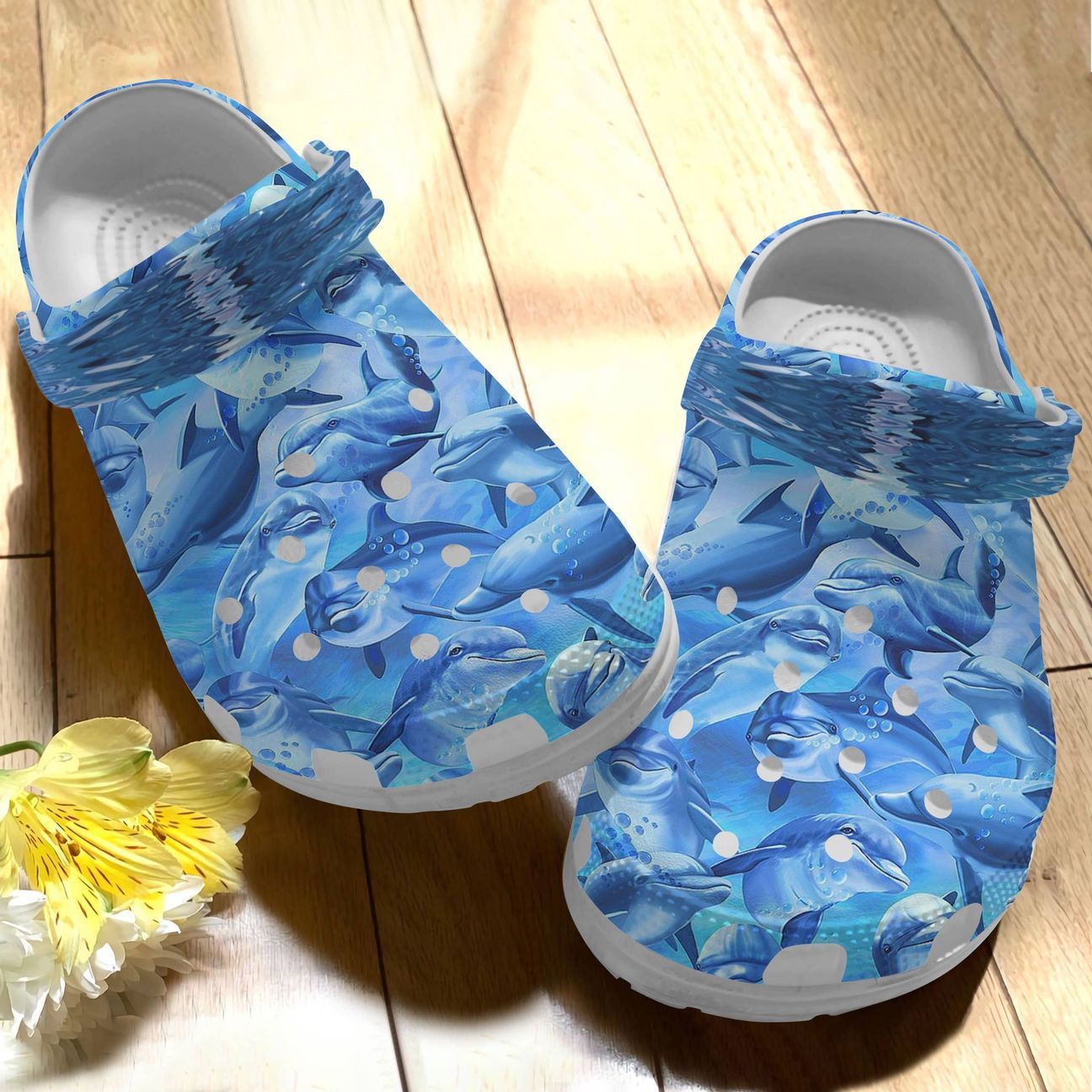 Dolphin Personalize Clog Custom Crocs Fashionstyle Comfortable For Women Men Kid Print 3D Dolphin Art