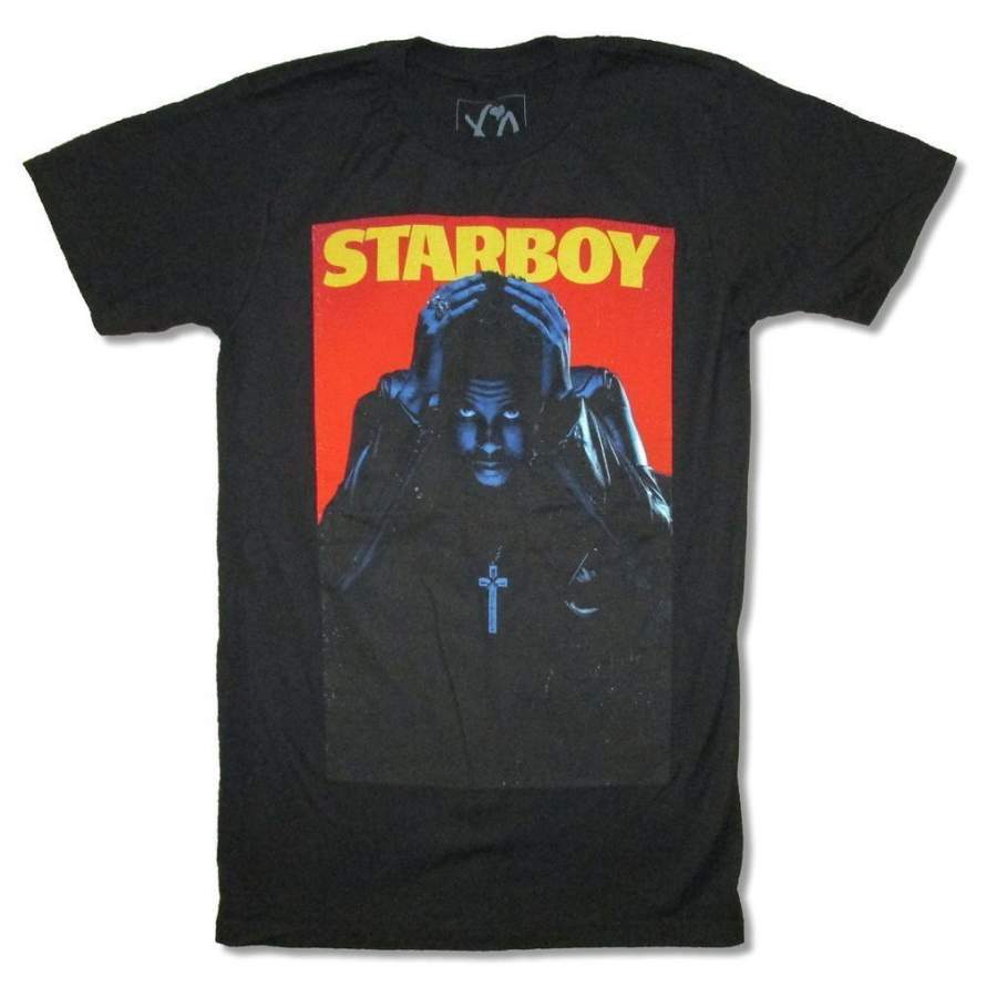 Starboy T Shirts Weeknd Starboy Mens Black