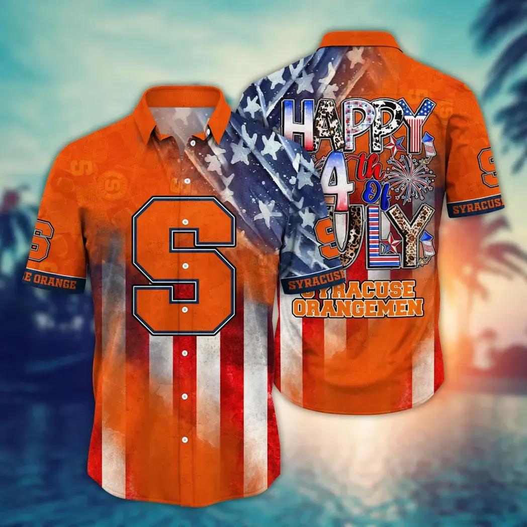 Syracuse Orange Ncaa Aloha Hawaiian Shirt 3, Ncaa Hawaiian Shirt