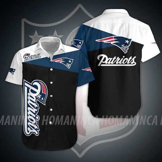 New England Patriots Nfl Hawaiian Summer Shirt, New England Patriots Shirt, New England Patriots Fan Hawaiian Shirt Short