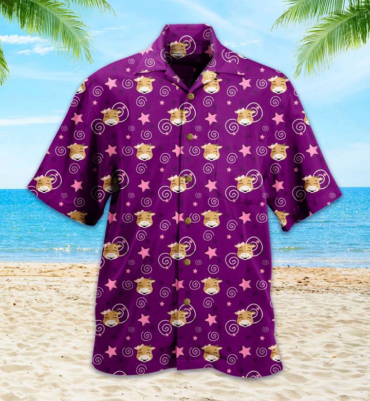 Cow Colorful Hawaii Shirt Ha14663