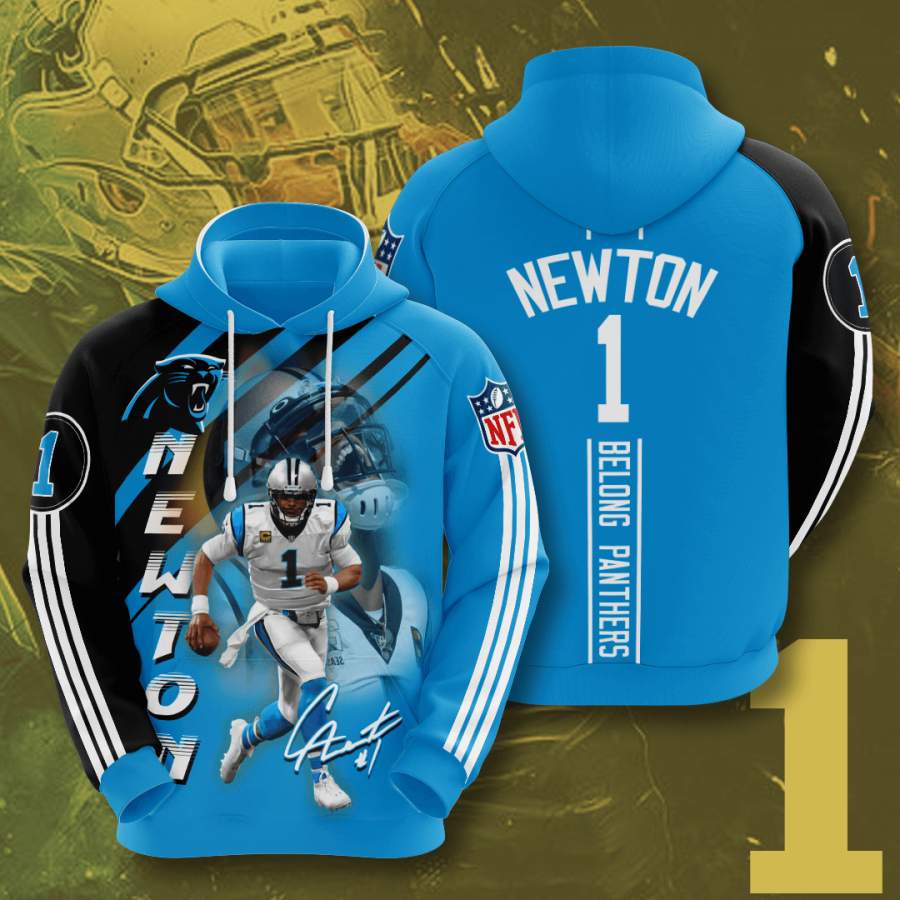 Carolina Panthers Cam Newton Hoodie Unisex 3D All Over Print