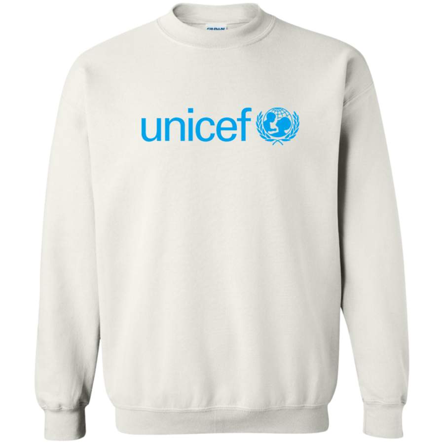 AGR Unicef by Max Sugi Crewneck Pullover Sweatshirt