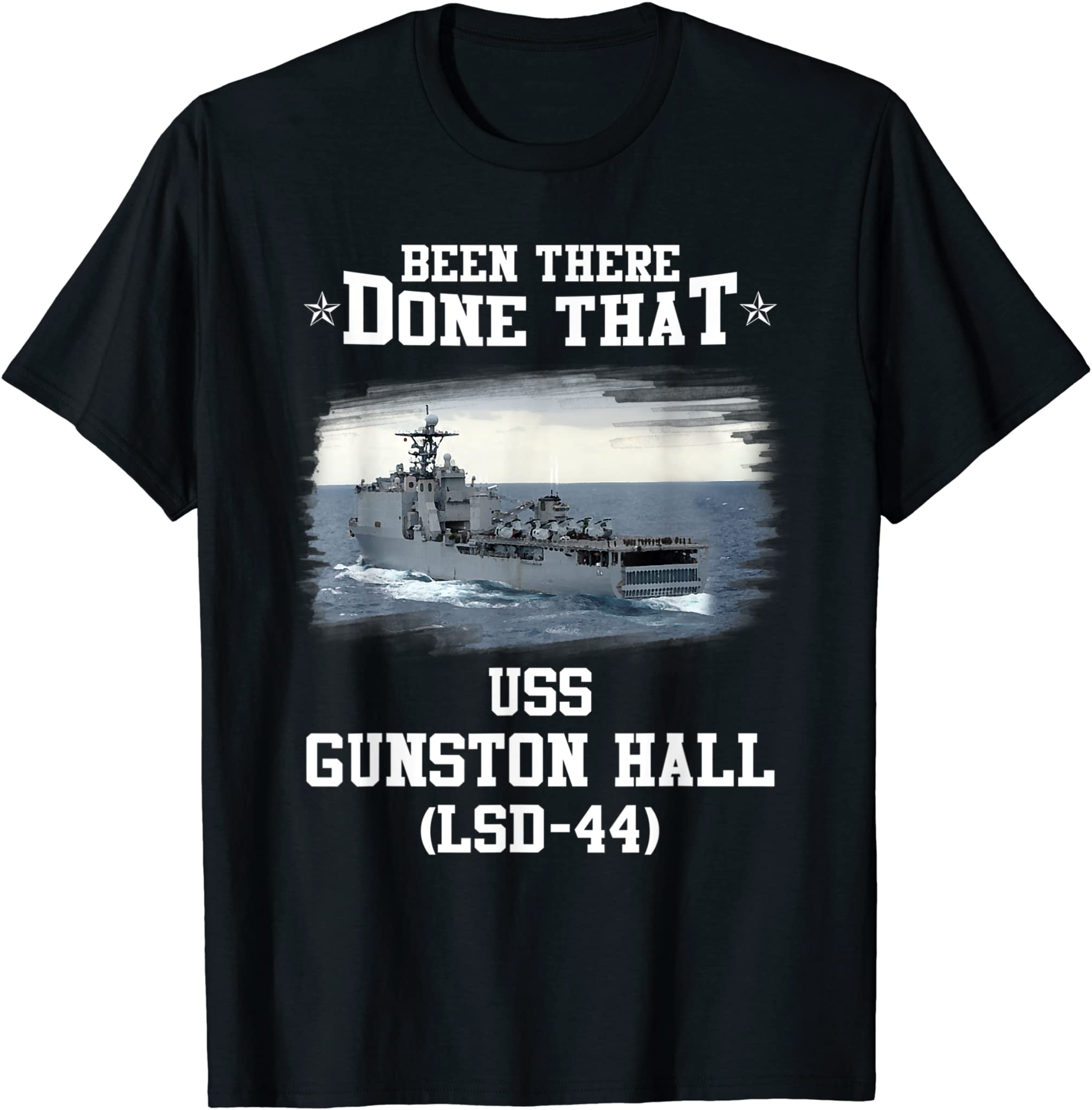 USS Gunston Hall LSD-44 Veterans Day Father Day Gift T-Shirt