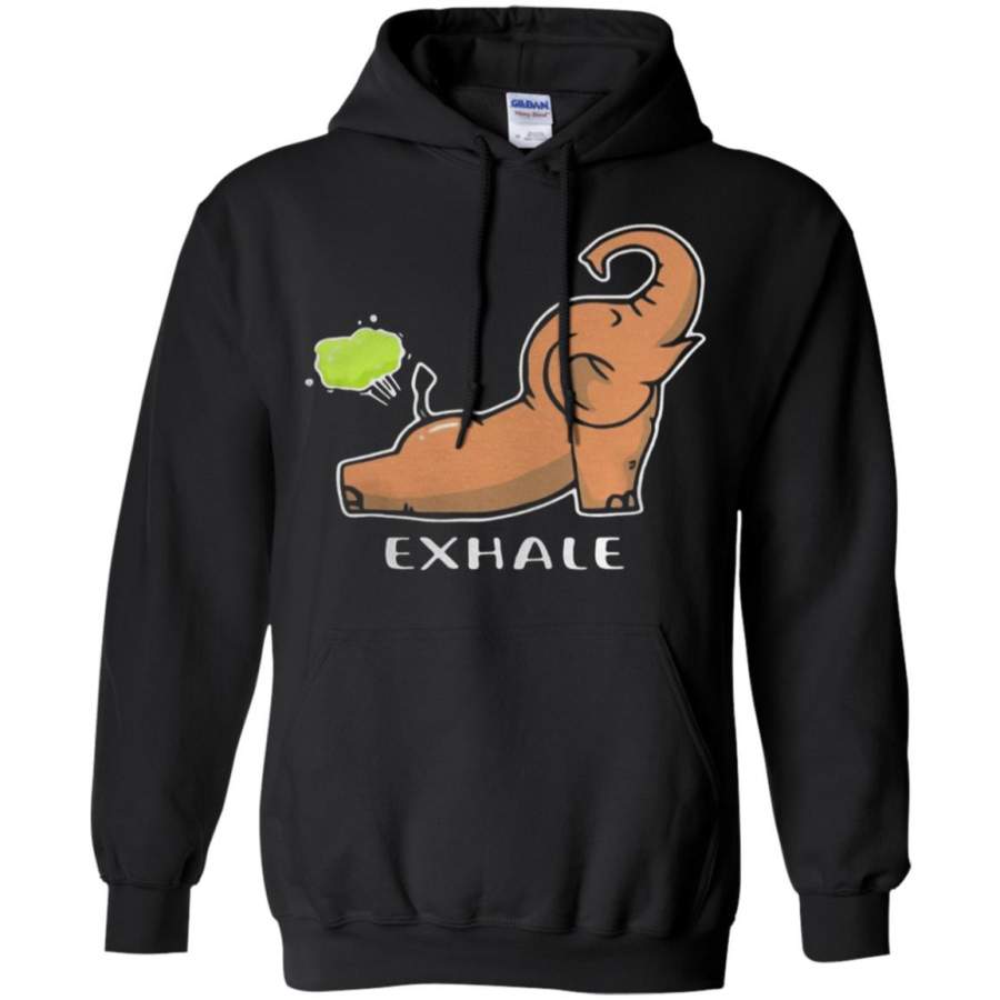 Exhale Elephant Yoga Hoodie – Moano Store