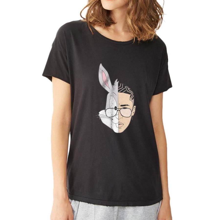 The Books Bunny Looney Toons Women’S T Shirt