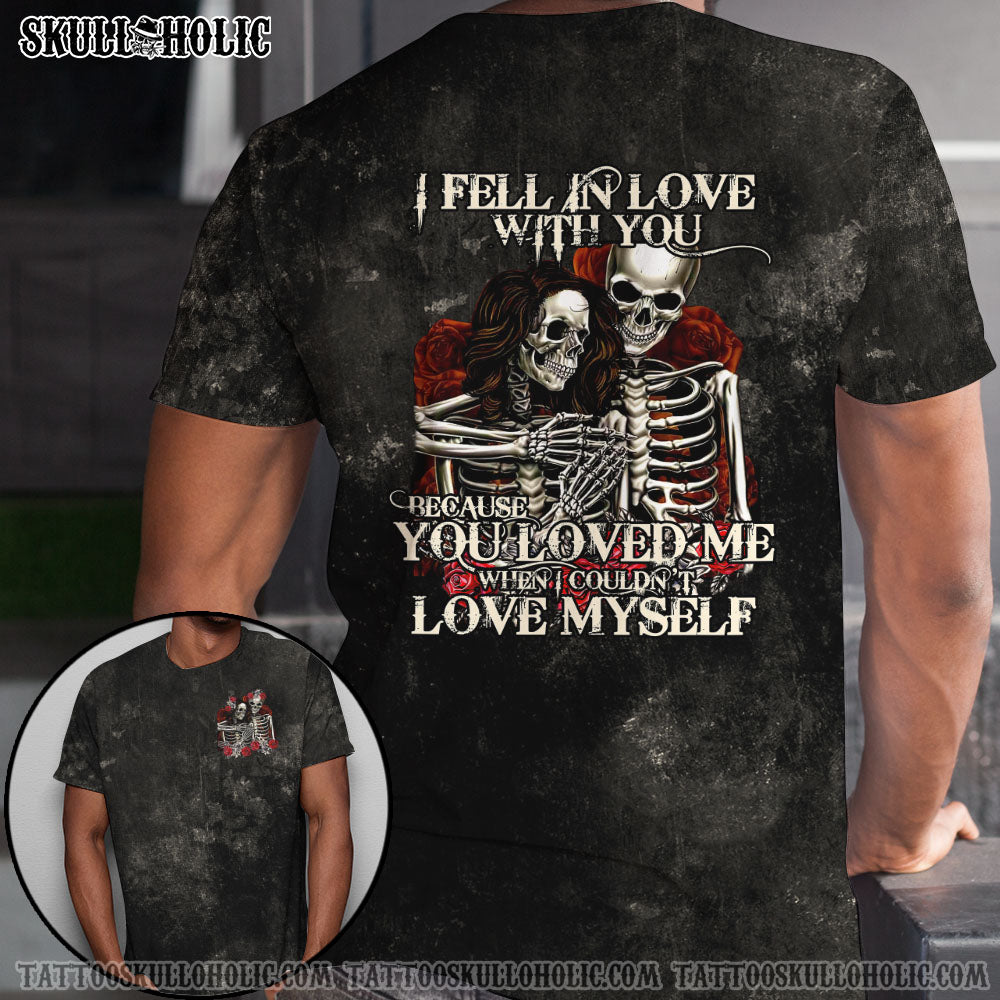 I Fell In Love Couple Skeleton Couple All Over Print – Tlty0912213Ki