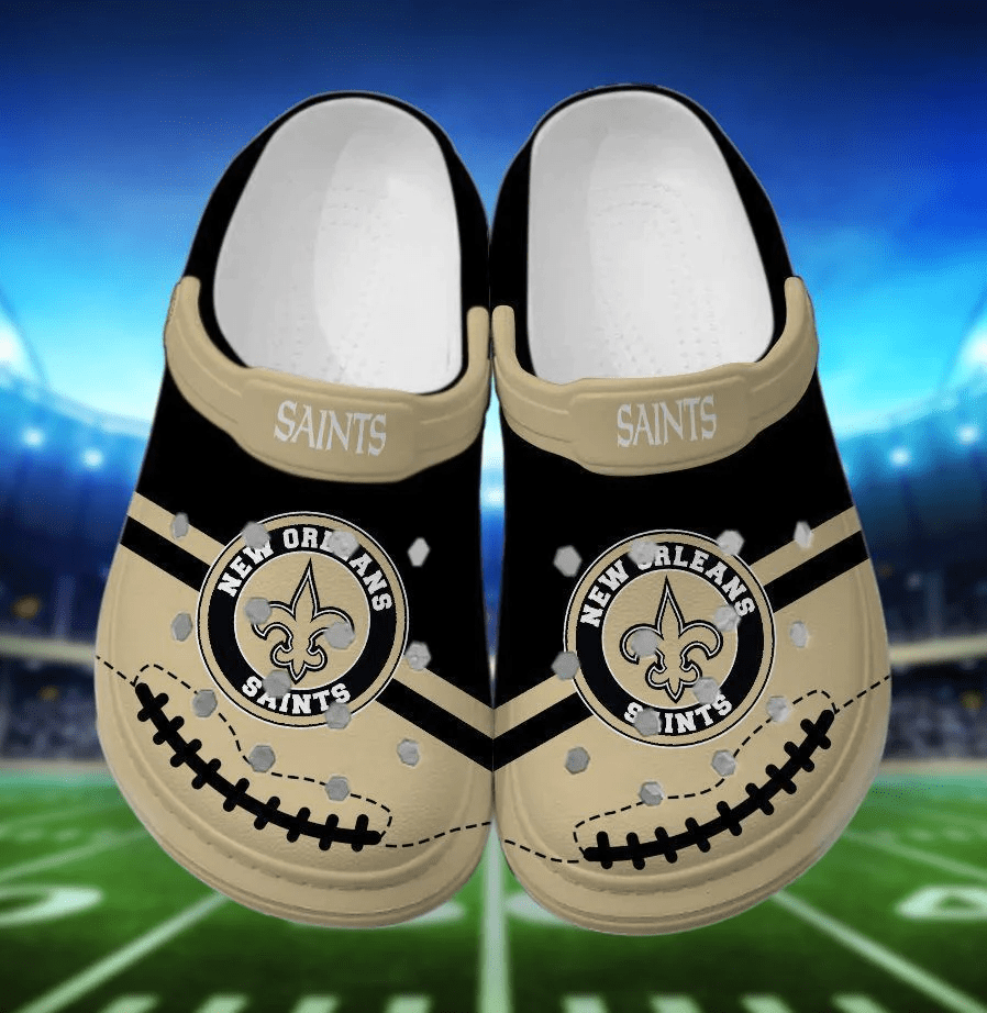 NFL New Orleans SaintsCrocssComfortable Shoes Clogs Crocband For Men Women