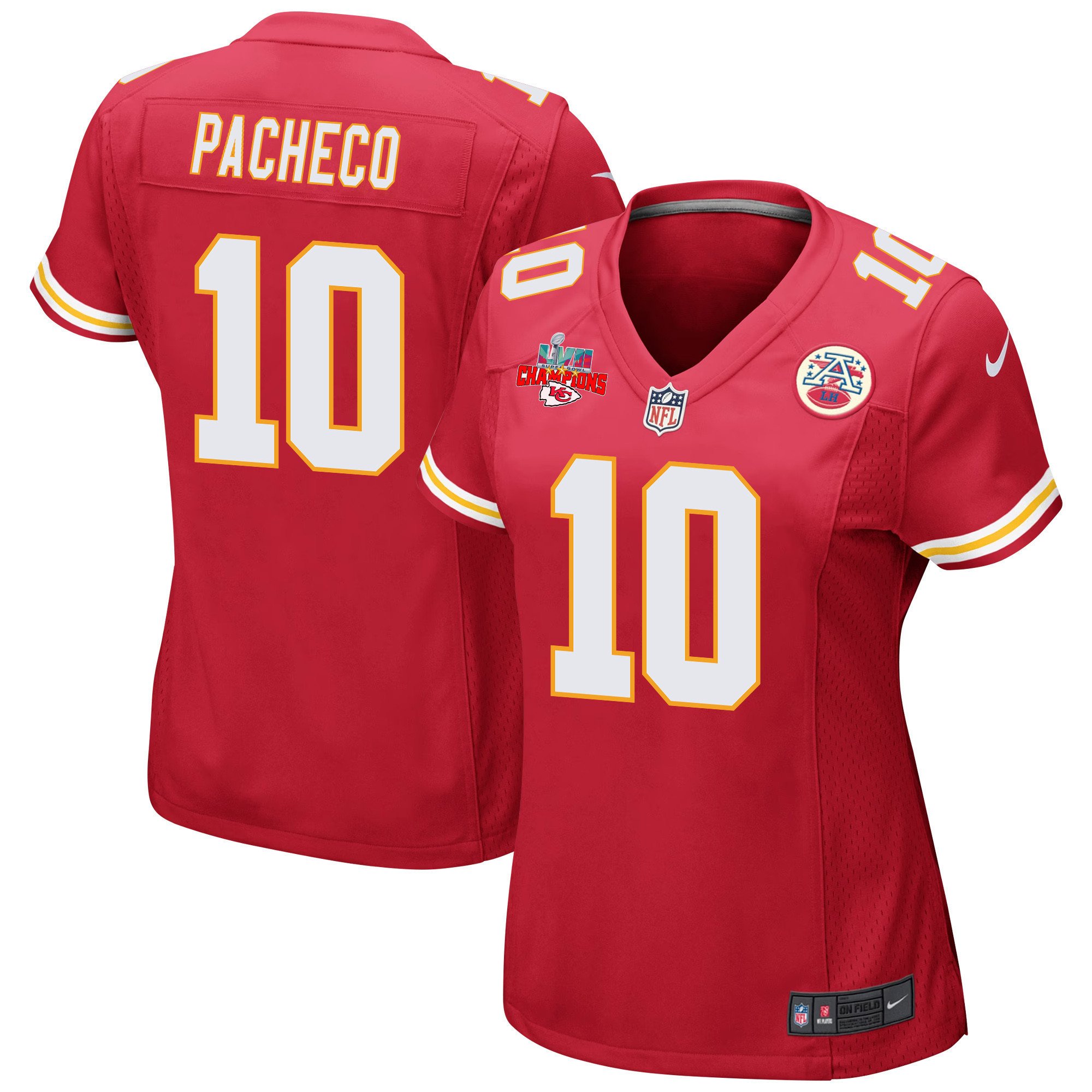 Isiah Pacheco 10 Kansas City Chiefs Super Bowl Lvii Champions 3 Stars ...