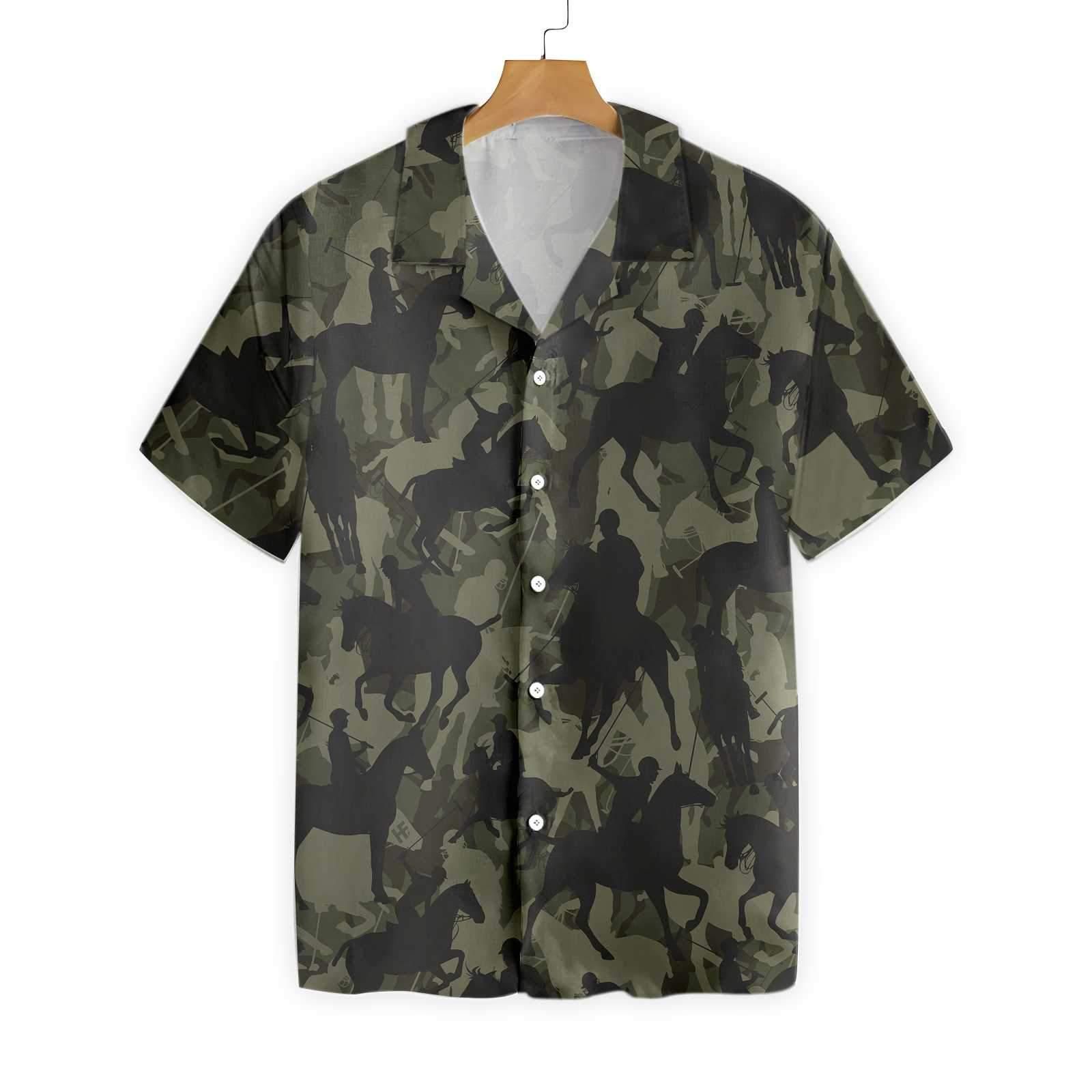 Polo Player Camo Pattern 2503 Hawaii Shirt Ha69570