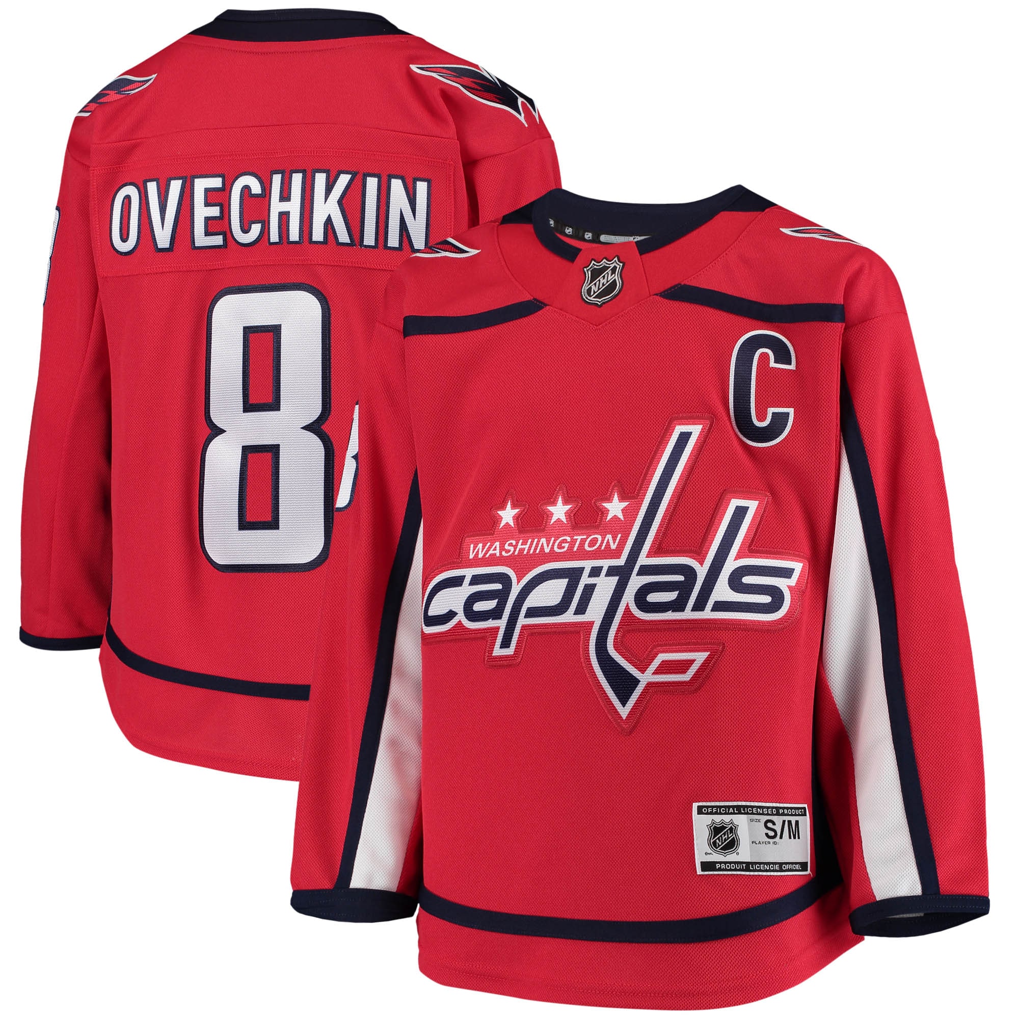 Alexander Ovechkin Washington Capitals Youth Home Premier Player Jersey – Red