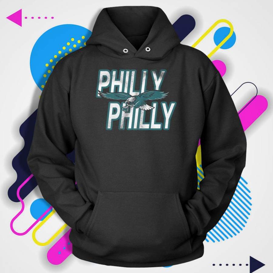 Philly Philladelphia Logo Eagle Men’S Hoodie