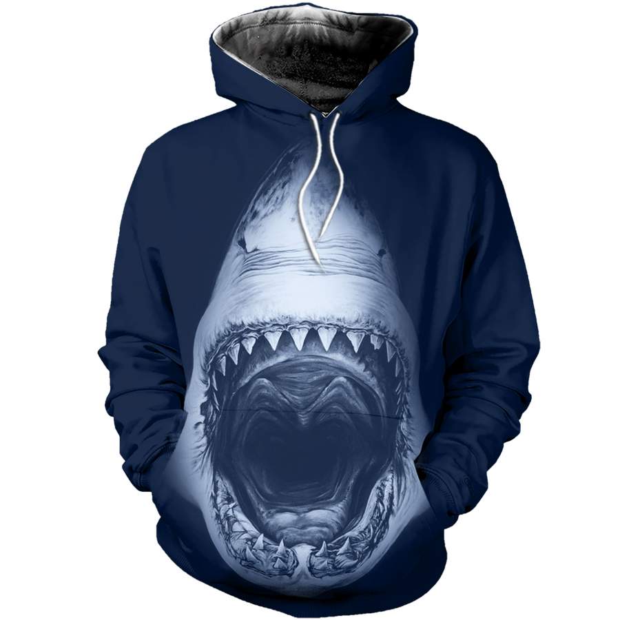 3D All Over Printed Shark Art Shirts and Shorts