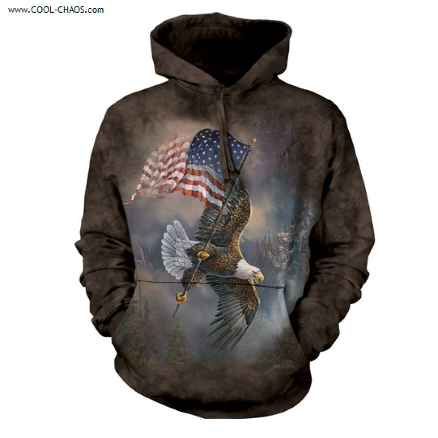 American Flag Eagle Hoodie / Tie Dye Hoodie Ceiidecyr Shop