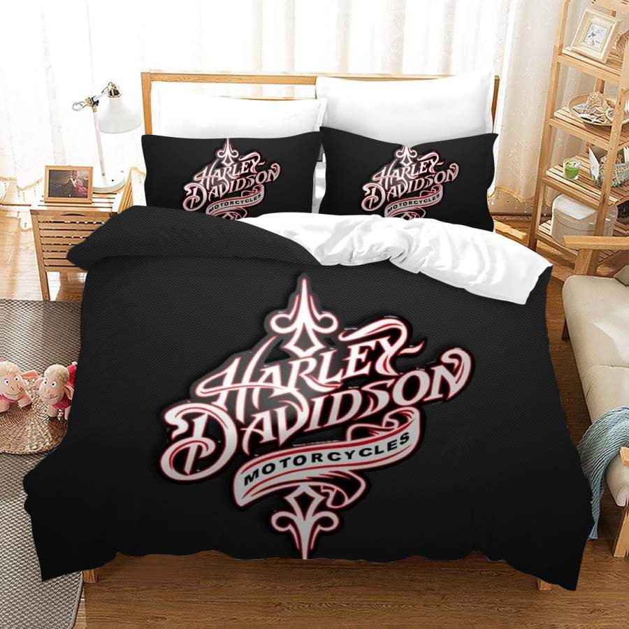 Motor Harley Davidson #16 Duvet Cover Quilt Cover Pillowcase Bedding Set Bed Linen Home Bedroom Decor