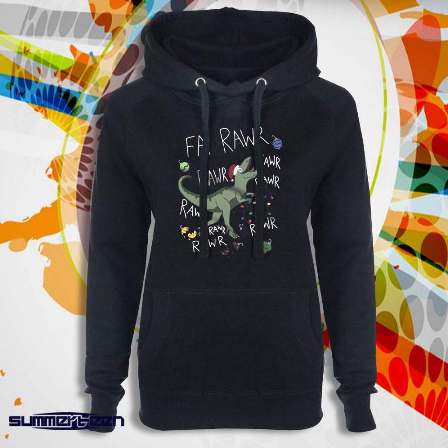 T Rex Christmas Fa Rawr Women’S Hoodie