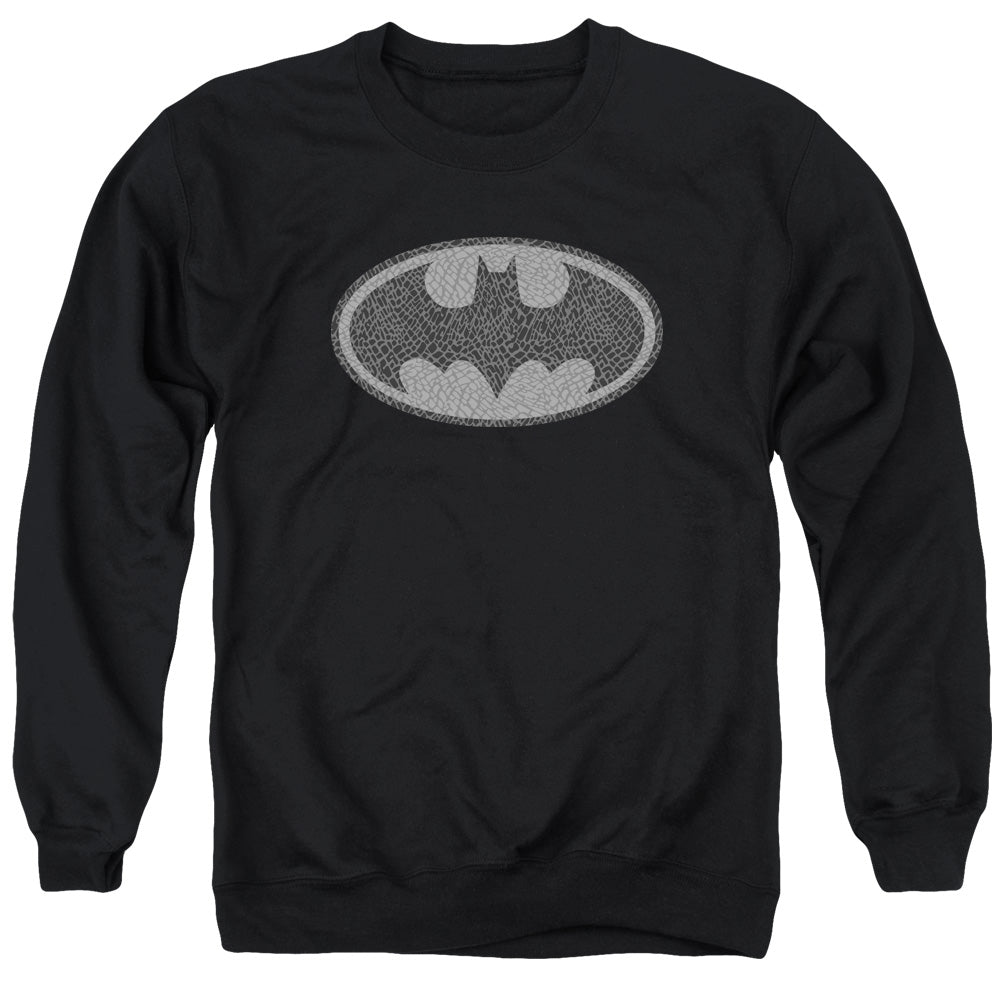 Batman Elephant Signal Mens Crewneck Sweatshirt Black