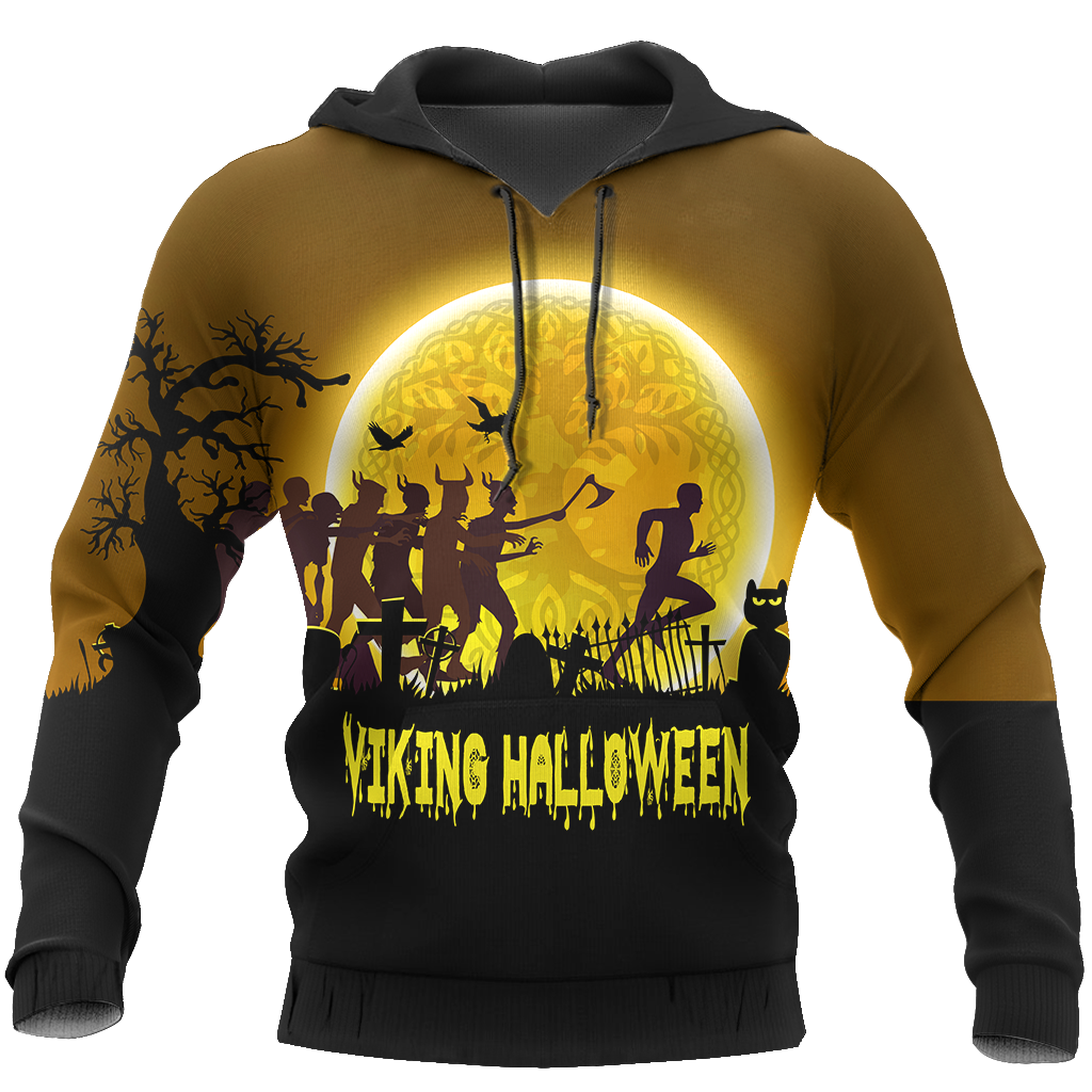 Happy Viking Halloween Viking All Over Printed Shirt – Am Style Design