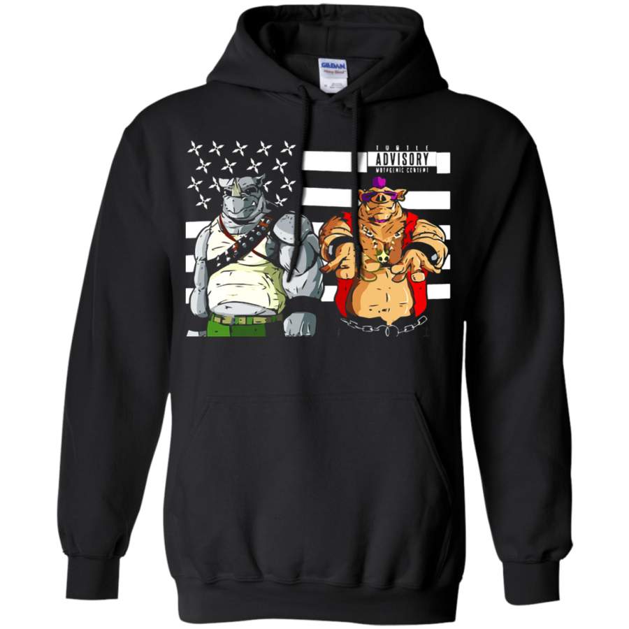 AGR Parody Henchmen Forever Bebop And Rocksteady TMNT Hoodie