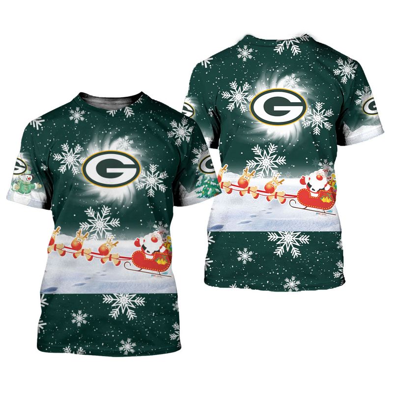 Green Bay Packers Cool Christmas T-Shirt