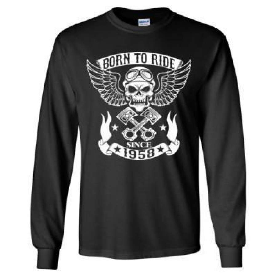 AGR Born To Ride Since 1958 – Long Sleeve T-Shirt