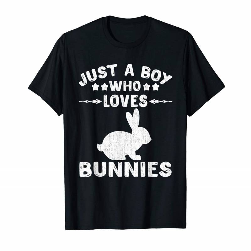 Just A Boy Who Loves Bunnies Tshirt Gift Bunny Lover T-shirt