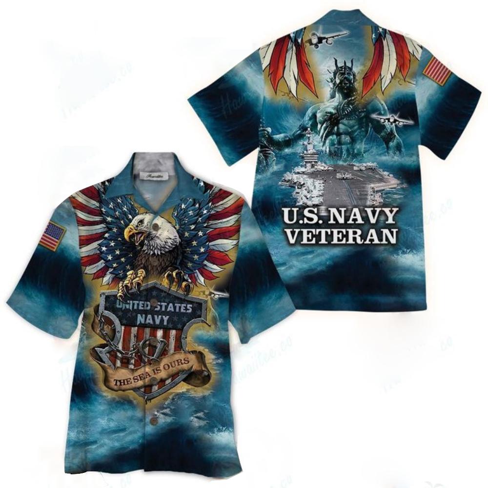 Us Navy Veteran Hawaiian Shirt | For Men & Women | Adult | Hw8391