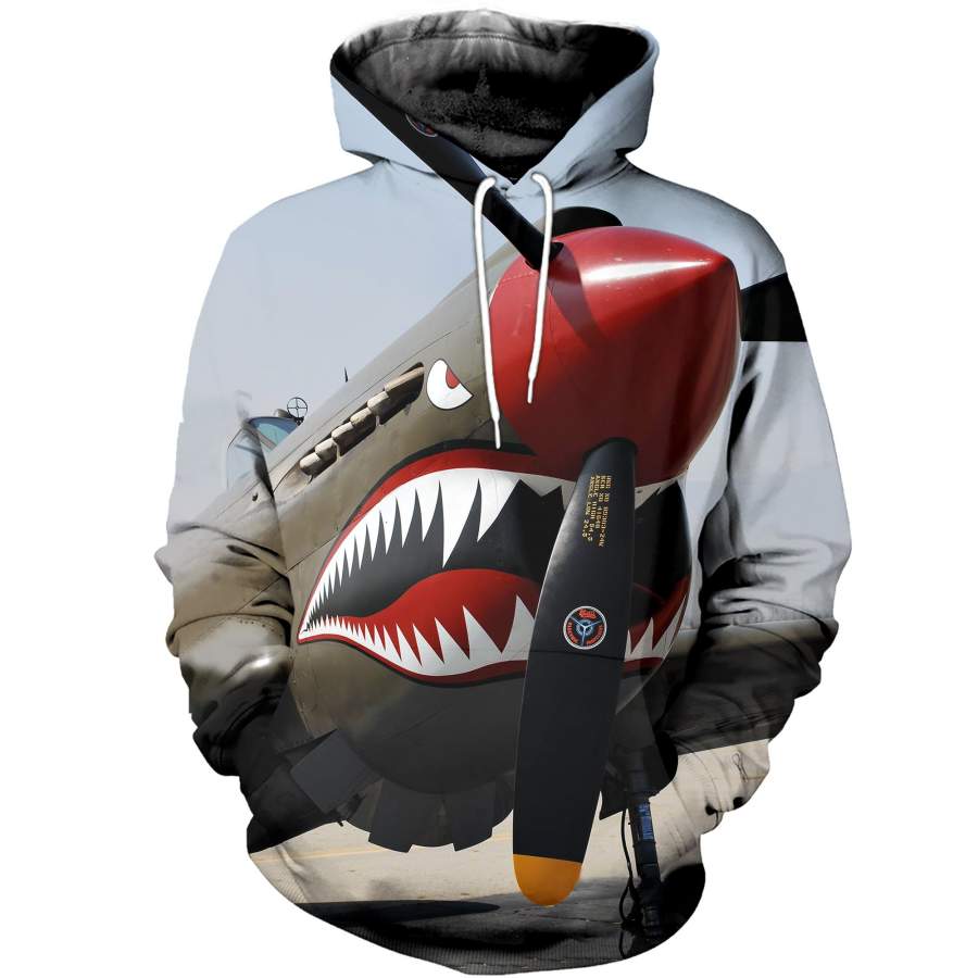 3D All Over Printed Tiger Shark T-shirt Hoodie SATK090501