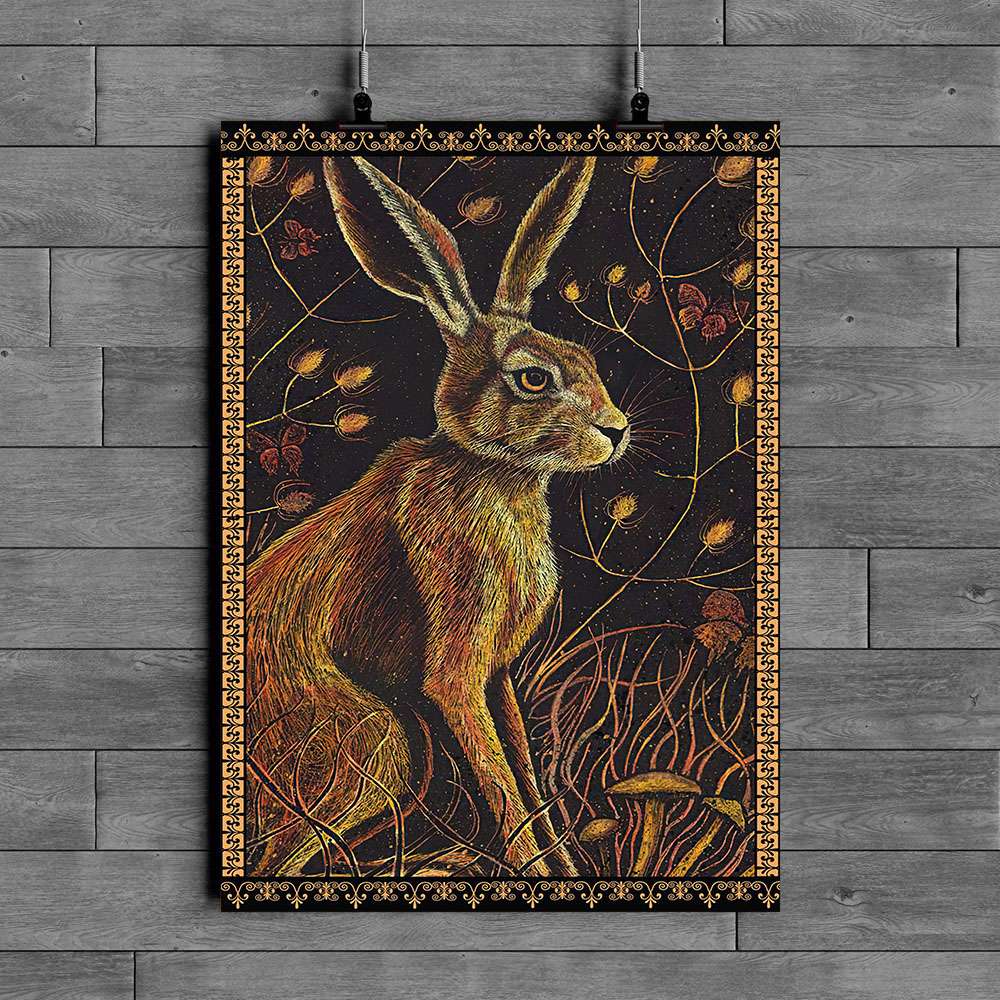 Rabbit Poster Qh131105Pt