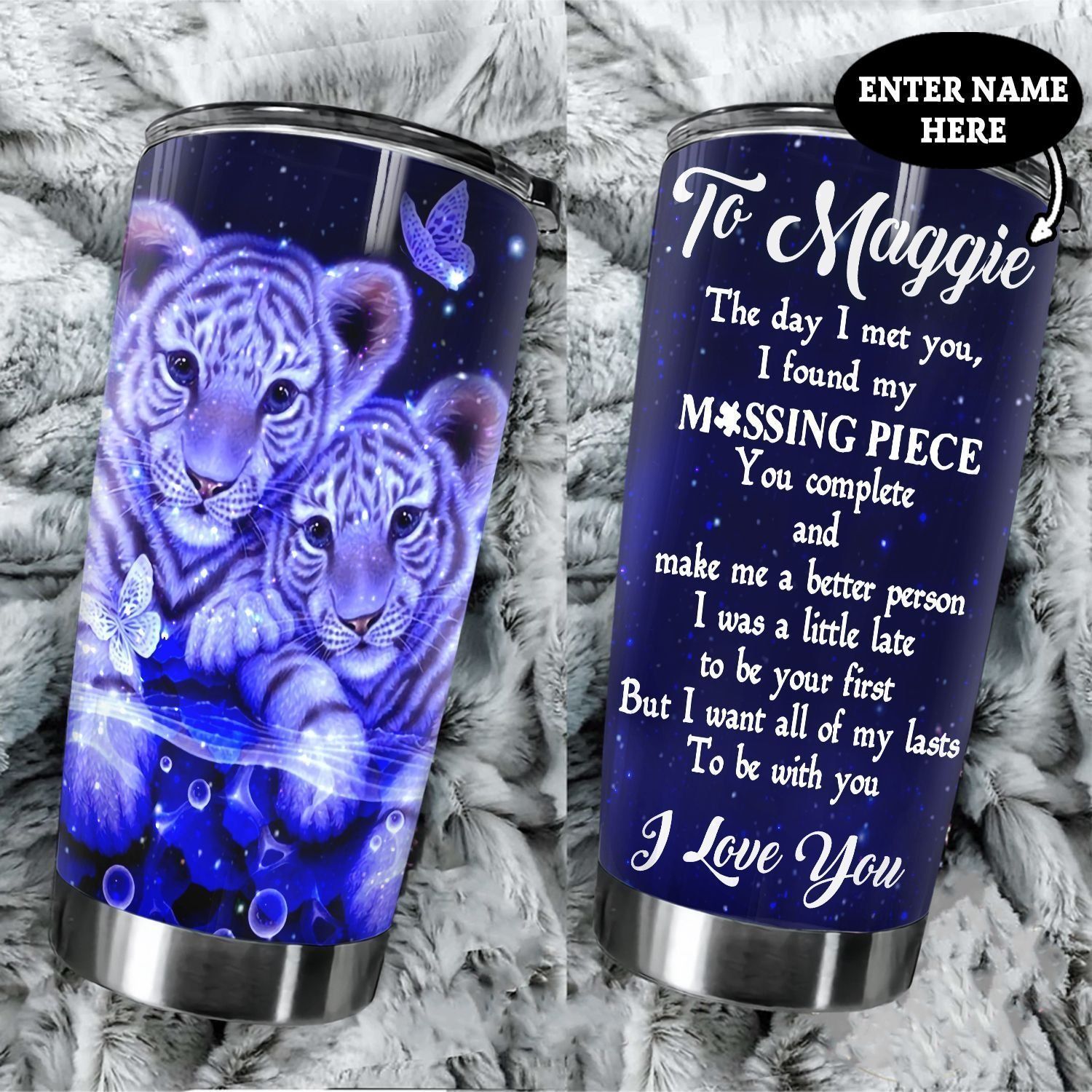 Tiger Personalized Tumbler BBB150537NB