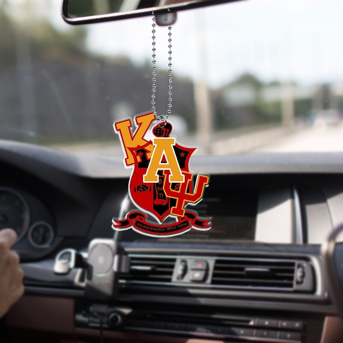 Wonderprint Ornament Kappa Alpha Psi Shield Car Hanging Ornament Lt10